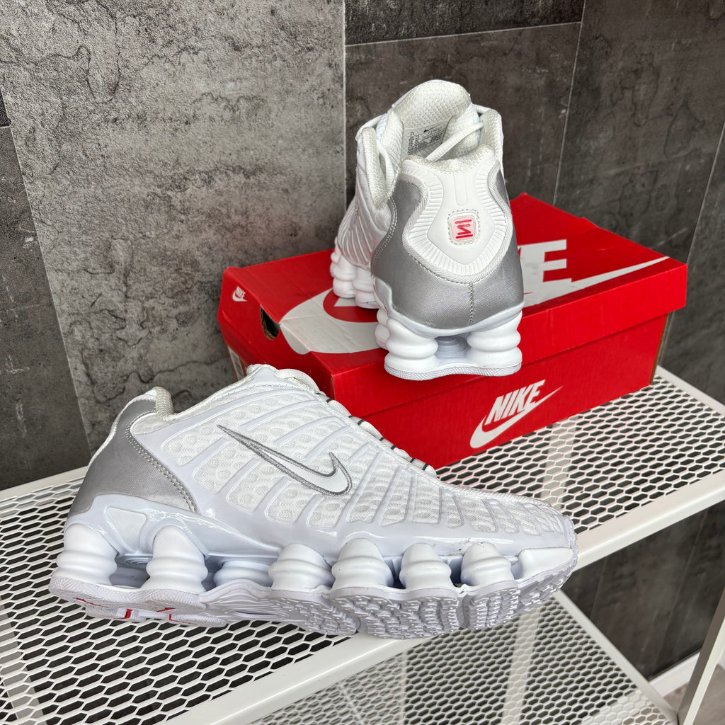“NIKE SHOX TL ALL WHITE⚪️”