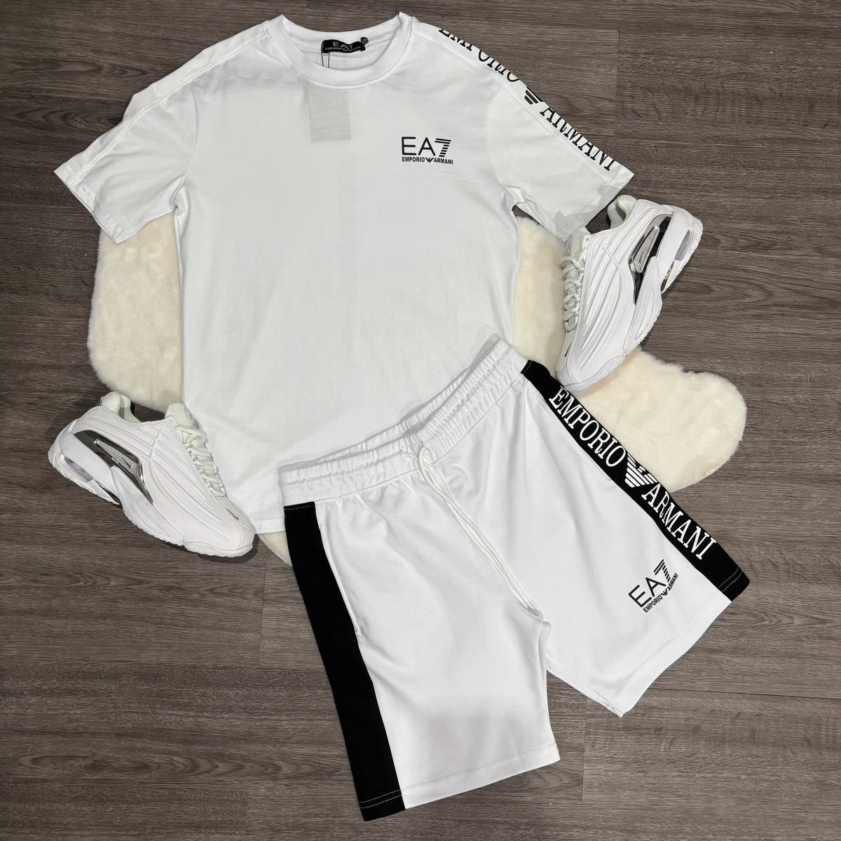 Conjunto EA7 Blanco 2026