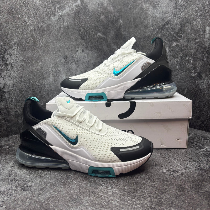NIKE AIR MAX 270 WHITE & TOURQOISE