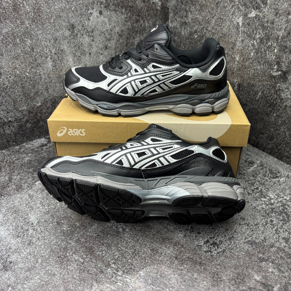 ASICS GEL NYC BLACK & SILVER