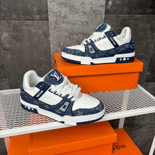 LOUIS VUITTON TRAINER WHITE BLUE