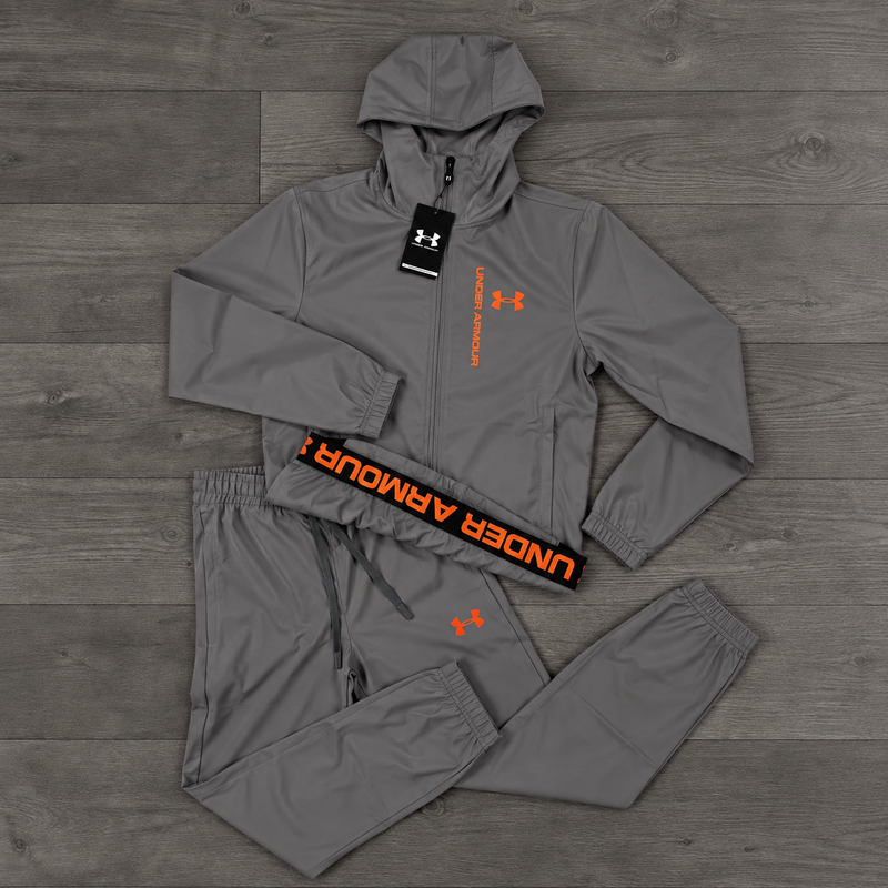 CHANDAL UNDER ARMOUR GREY & ORANGE