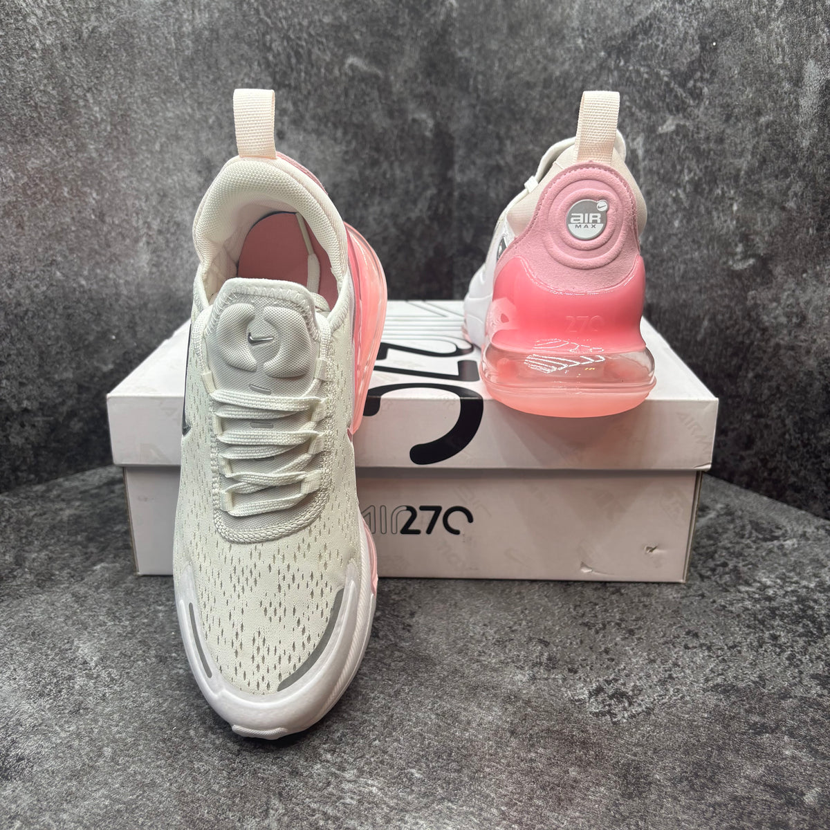 NIKE AIR MAX 270 WHITE & PINK