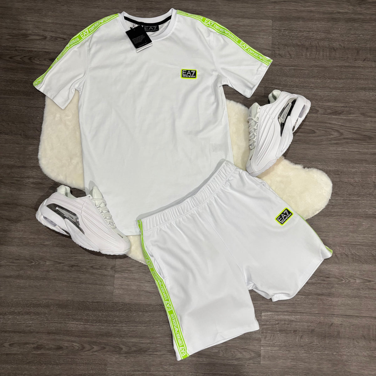 Conjunto EA7 Blanco 2026