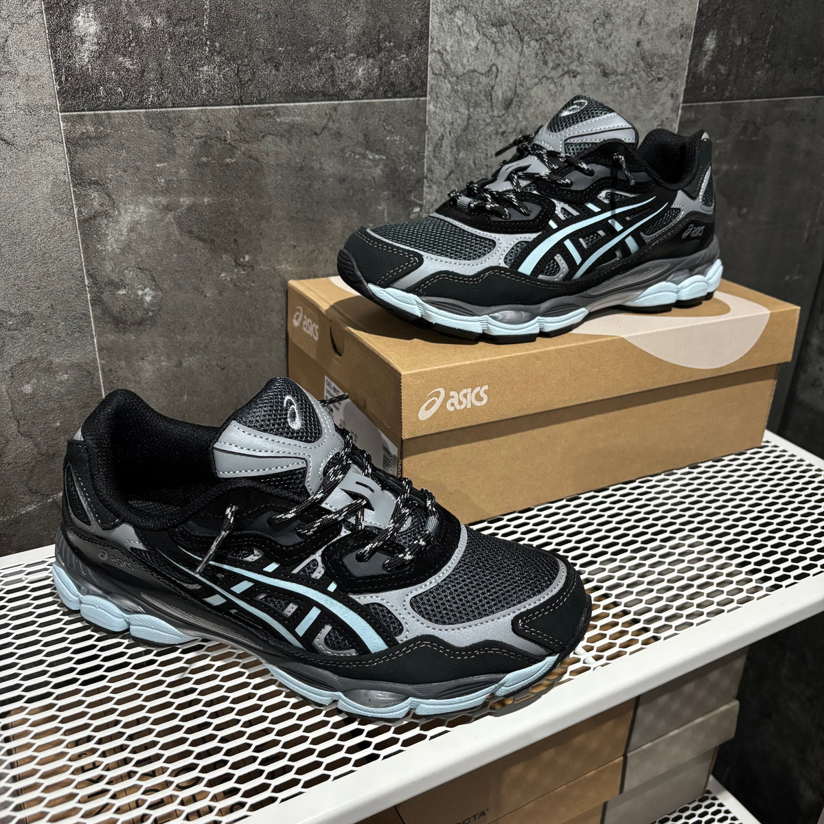 ASICS QUANTUM GEL BLUE & GREY🐺