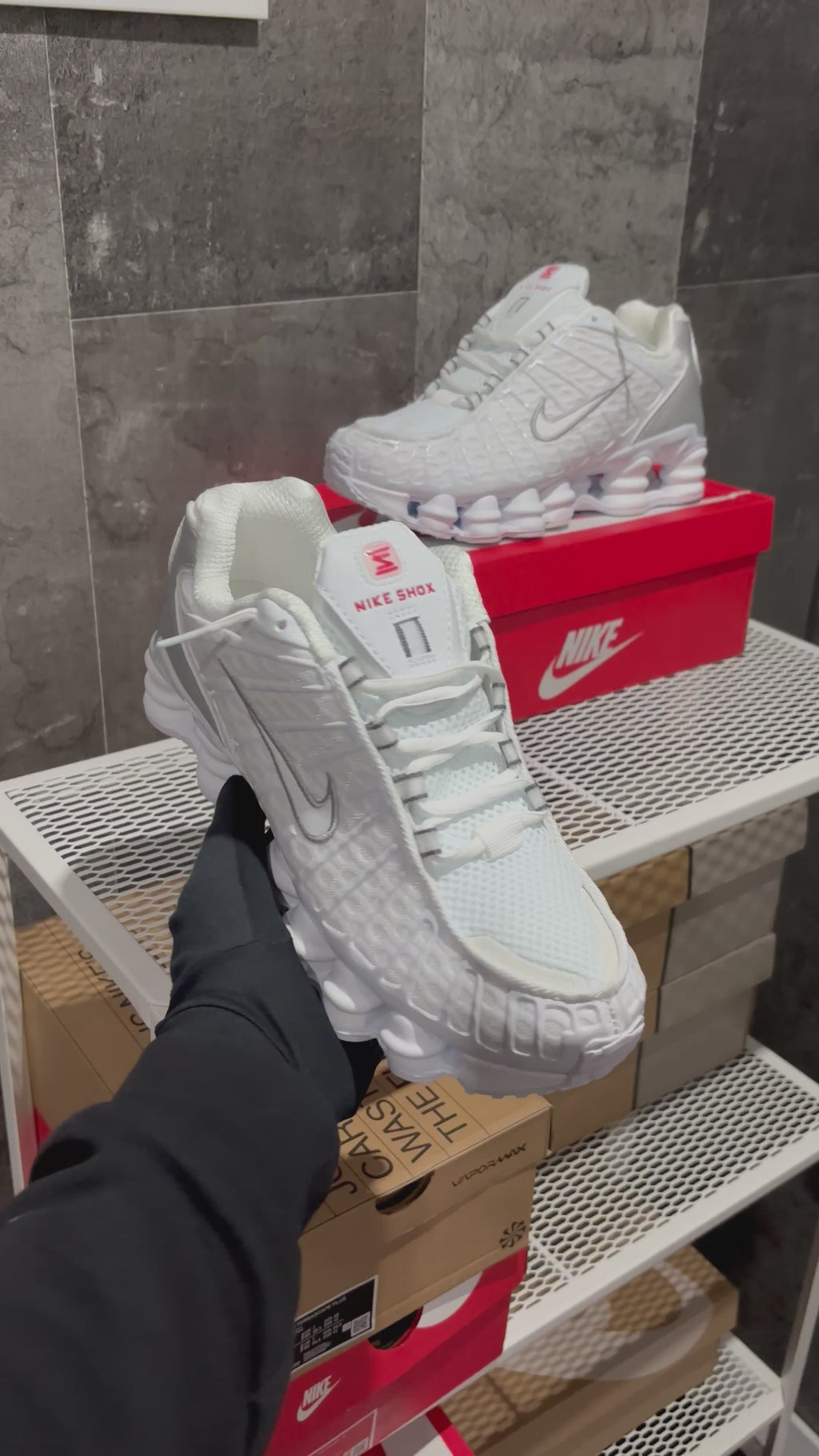 “NIKE SHOX TL ALL WHITE⚪️”