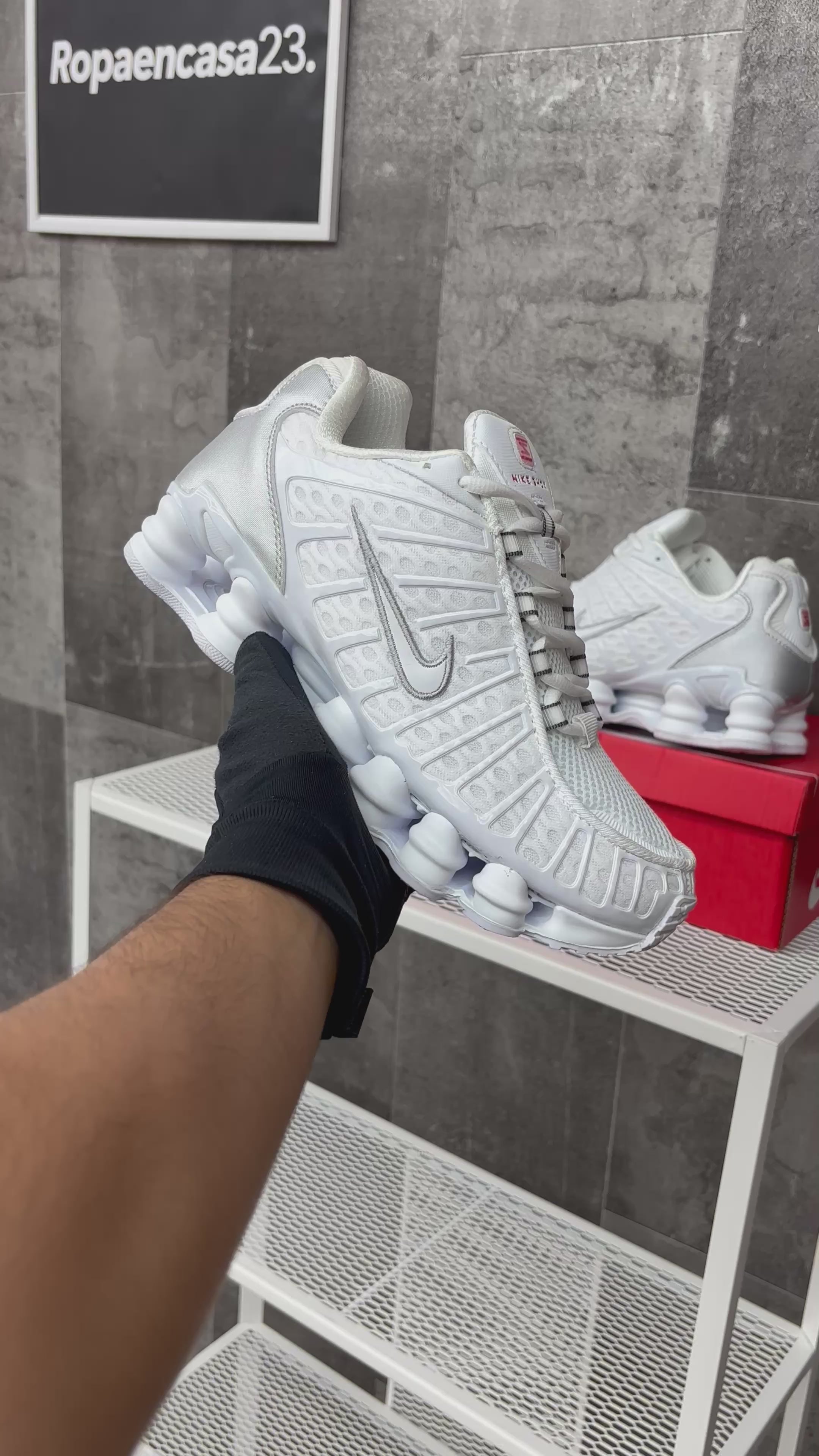 “NIKE SHOX TL ALL WHITE⚪️”